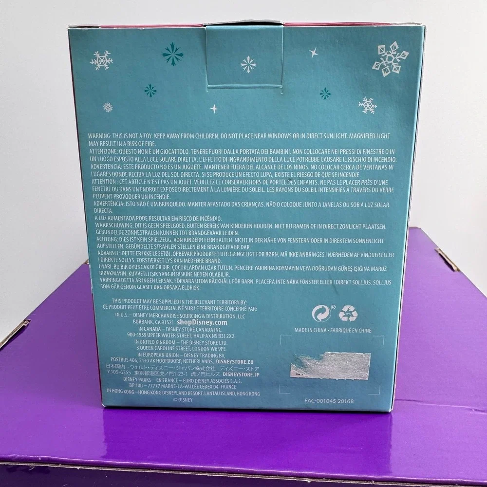 Disney Mickey and Minnie Mouse Christmas Holiday Snow Globe 2020 RETIRED